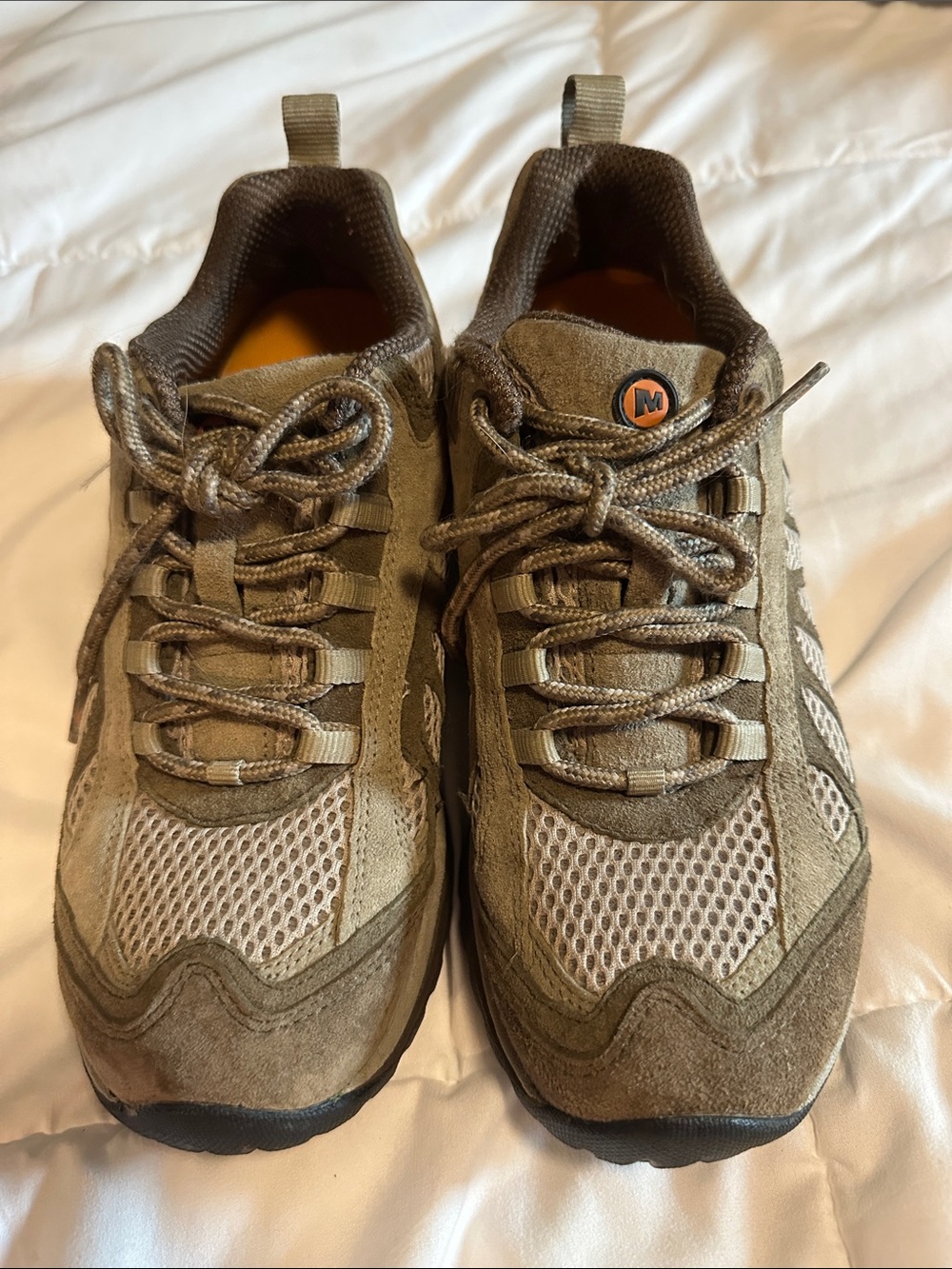 Merrell Olive/Tan Trail Sneakers